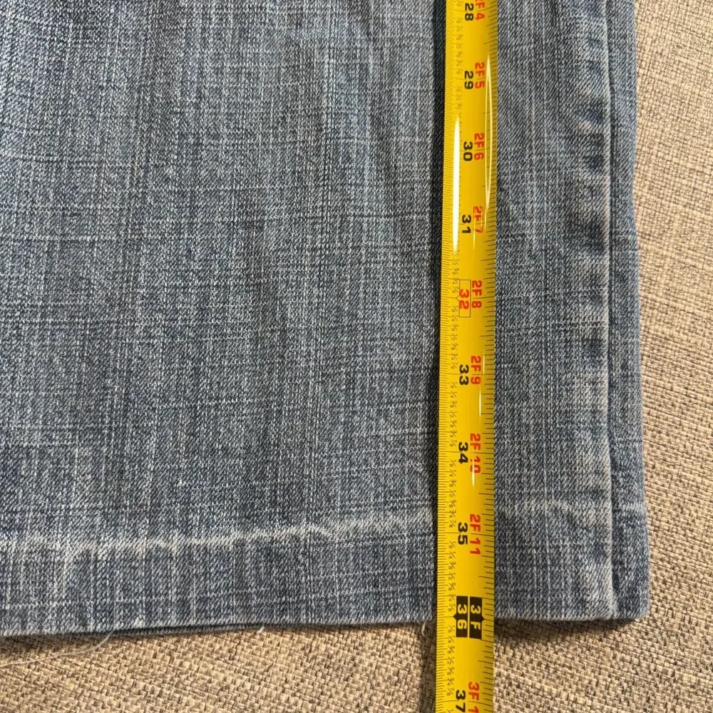FUBU Jeans Mens 32x32 Baggy Wide Leg Y2K Hip Hop Streetwear Denim Updated item